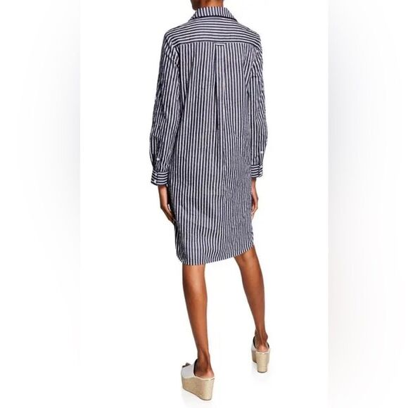 Finley Blue Striped Bailey shirt Dress NWOT Sz. XL sa2 - Picture 2 of 9